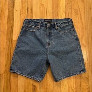 Abercrombie & Fitch Light Blue Denim Shorts